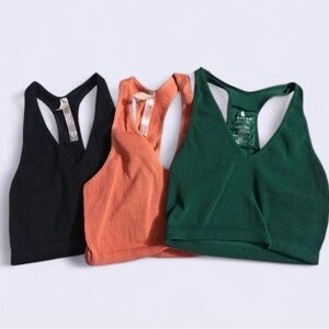 FP Movement by Free People Tank Tops - Black, Orange, Green